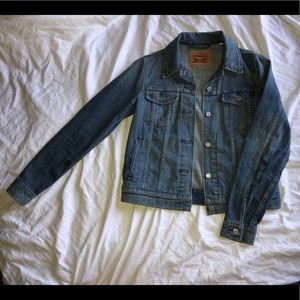 Levi’s denim jacket.